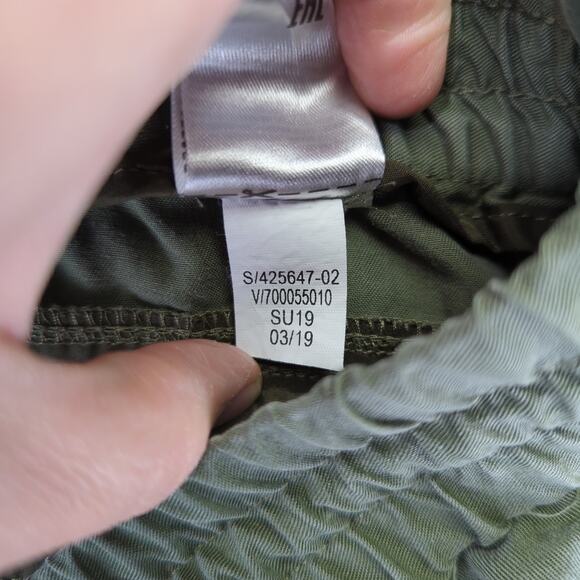 Banana Republic Tencel Utility Jogger Pant Military Green 425647 Women's Medium - Picture 9 of 9